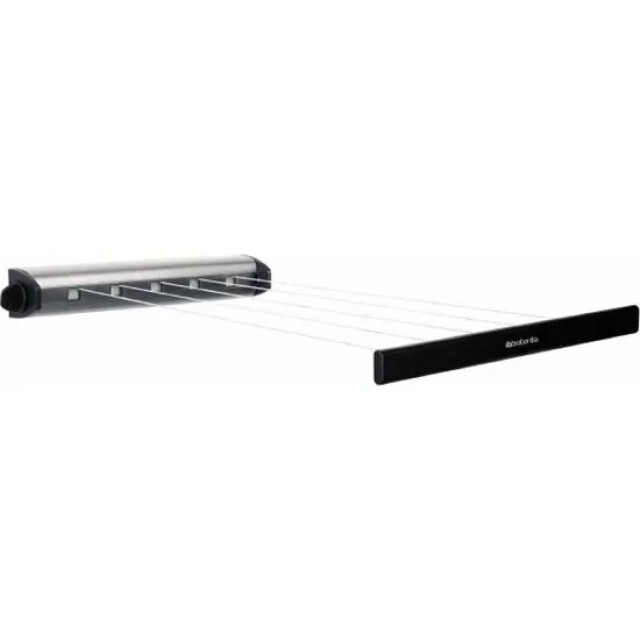 Product image 1 of Brabantia Roldrooglijn - Uittrekbaar tot 4,4 m - 22 m - Matt Steel