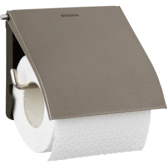Product image 1 of Brabantia ReNew WC Rolhouder - met Klep - Hangend - Zonder boren - Platinum