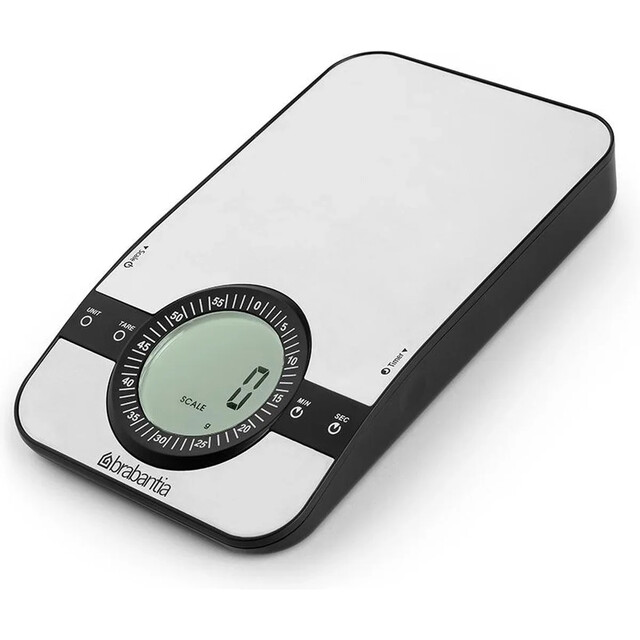 Product image 1 of Brabantia Profile Keukenweegschaal - Rechthoekig - met Kookwekker - RVS