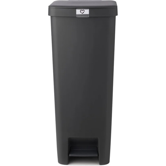 Product image 1 of Brabantia StepUp Prullenbak - Pedaalemmer - 40 liter - Donker Grijs