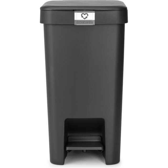 Product image 1 of Brabantia StepUp Prullenbak - Pedaalemmer - 16 liter - Donker Grijs