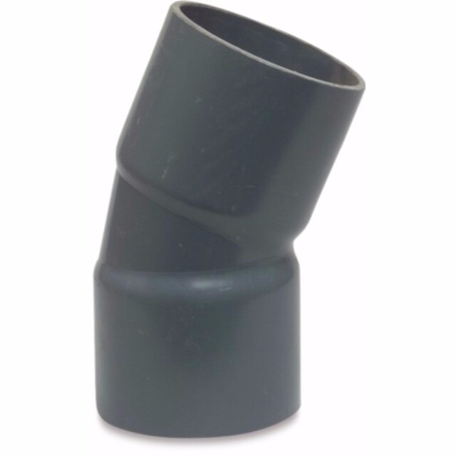 Product image 1 of Mega Bocht 22° PVC-U 200 mm lijmmof 12,5bar grijs type handgevormd