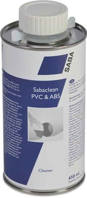 Product image 1 of Saba Reiniger 0,25ltr type Sabaclean PVC & ABS