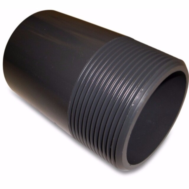 Product image 1 of Puntstuk PVC-U 3/4" x 3/4" imperial lijmmof x buitendraad 10bar grijs type handgevormd