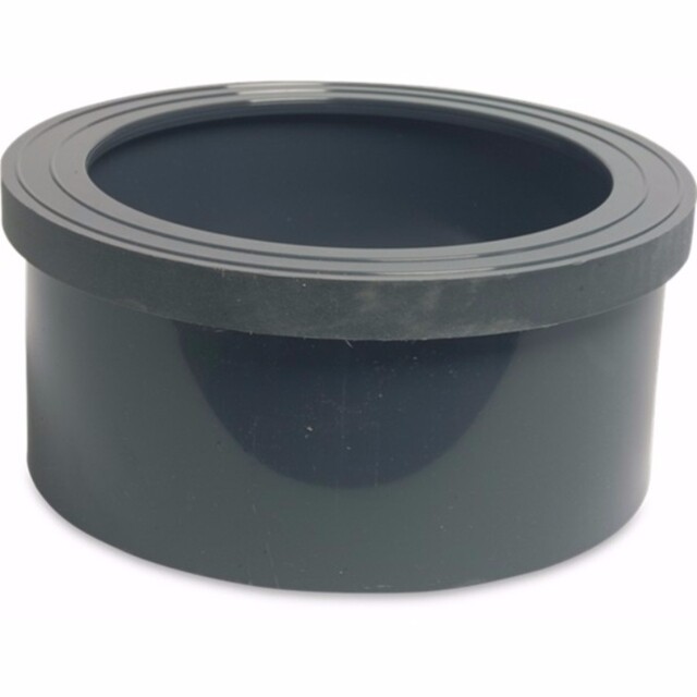Product image 1 of Kraagbus afgedraaid PVC-U 200 mm lijmmof 10bar DN175 grijs