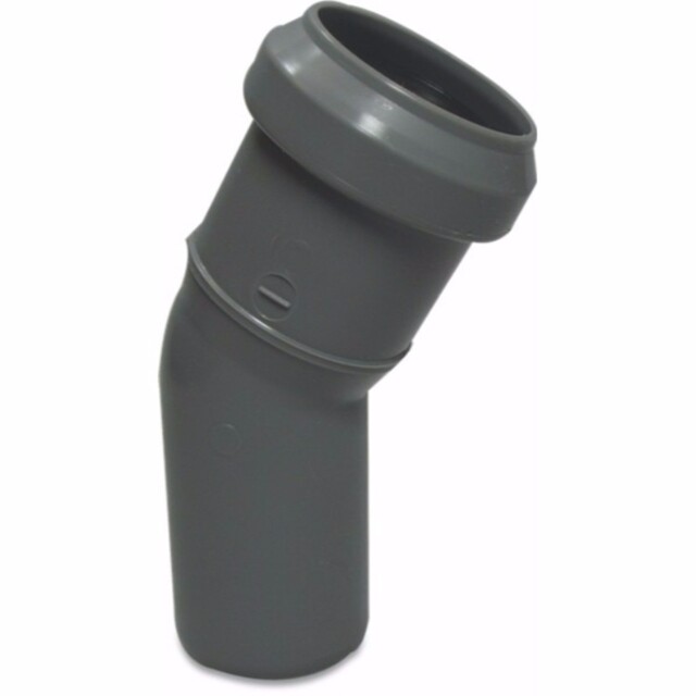 Product image 1 of Bocht 30° PP 40 mm spie x manchet grijs