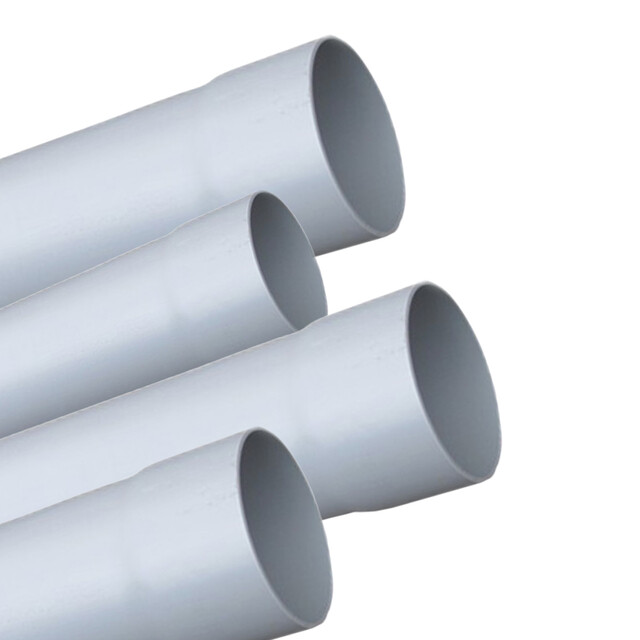 Product image 1 of RWA buis PVC-U 60 mm x 1,5 mm lijmmof x glad grijs 4m