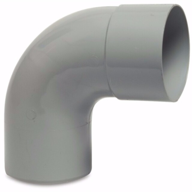 Product image 1 of Bocht 87° PVC-U 80 mm lijmmof x spie grijs