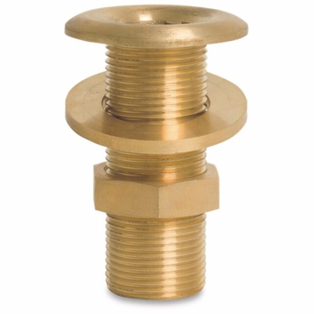 Product image 1 of Nr. 1121 Doorvoer messing 1 inch buitendraad