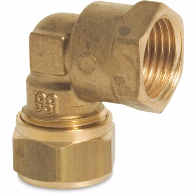 Product image 1 of Bonfix kniekoppeling 1/2 inch x 15 mm (bi-dr x knel) KIWA
