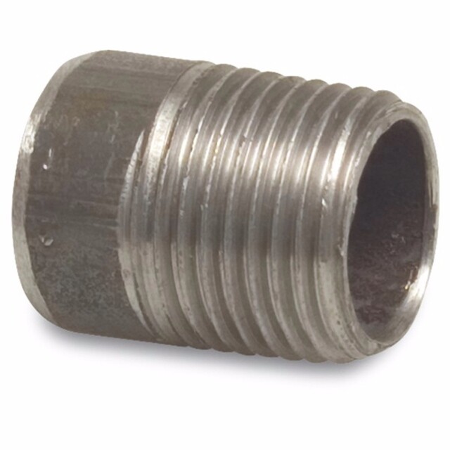Product image 1 of Mega Nr. 23B Lasnippel staal 1 1/2 inch buitendraad x stomplas