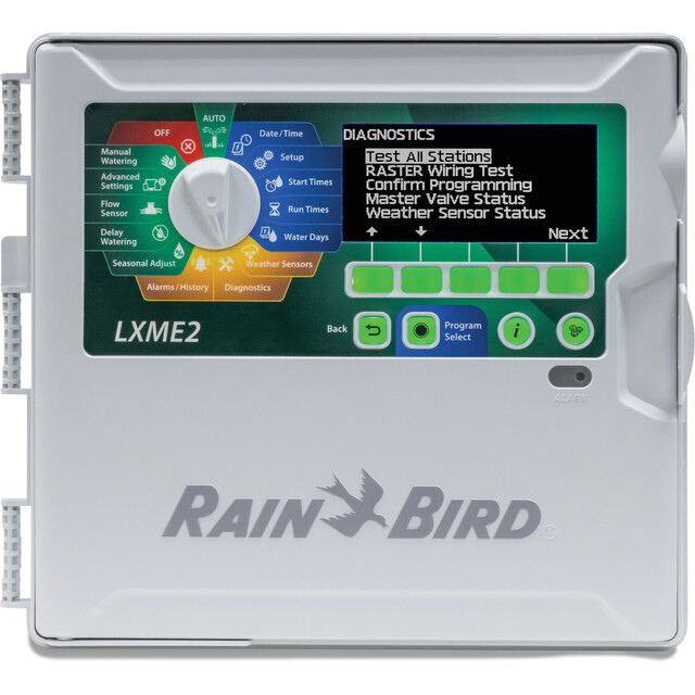 Product image 1 of Rain Bird Regenautomaat met flow module 230VAC type LXME2 PRO EU 12 stations