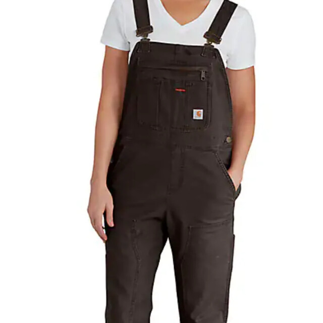 Product image 1 of Carhartt 102438 Bib Overalls Dark Brown XS