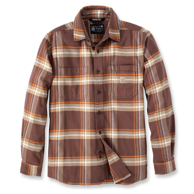 Product image 1 of Carhartt 105945 Woven Shirts Kastanje L
