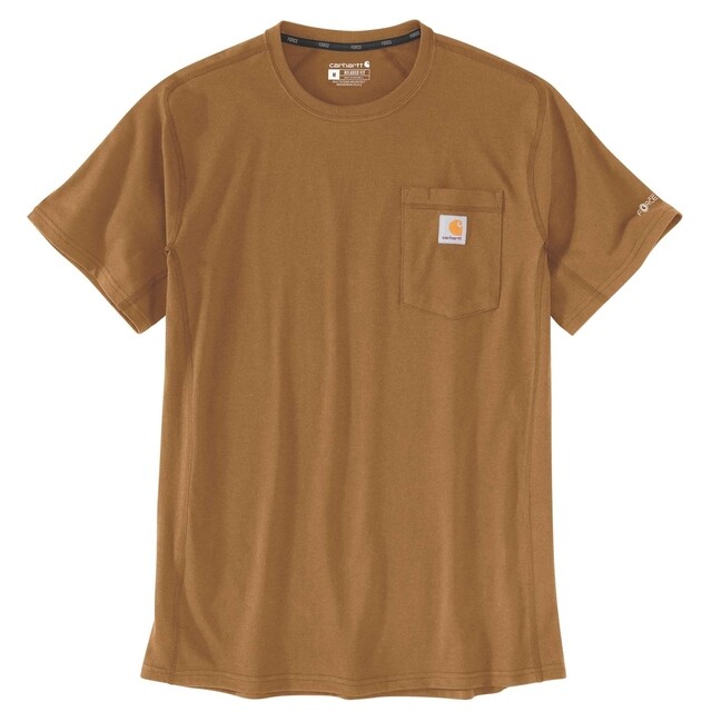 Product image 1 of Carhartt Heren T-shirt Relaxed Fit Bruin - Maat S