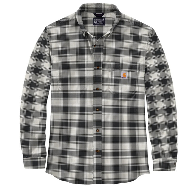 Product image 1 of Carhartt Flannel L/s Plaid Shirt Malt M