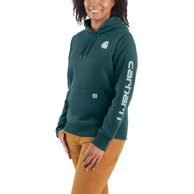 Product image 1 of Carhartt W Iconic Clarksburg Swtshrt Greenstone XL