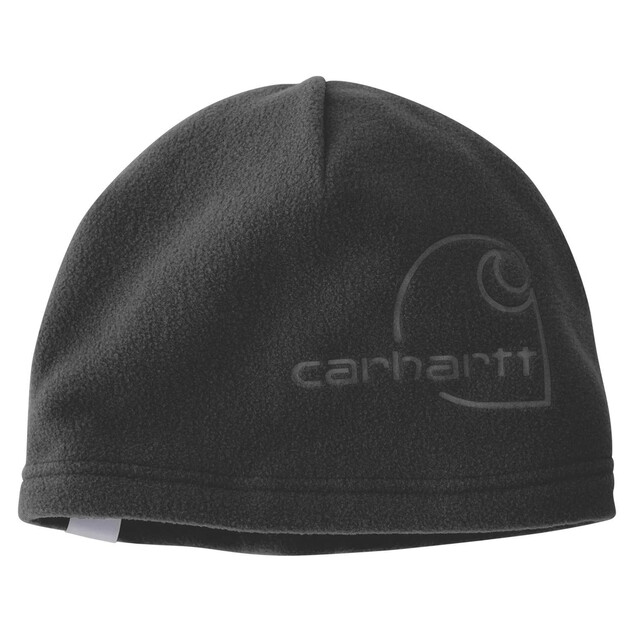 Product image 1 of Carhartt Ah7186 M Fleece Met Indruk Hat Zwart Één maat