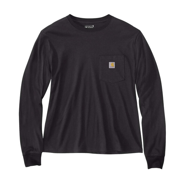 Product image 1 of Carhartt Lightweight L/s Pocket T-shirt Black XL