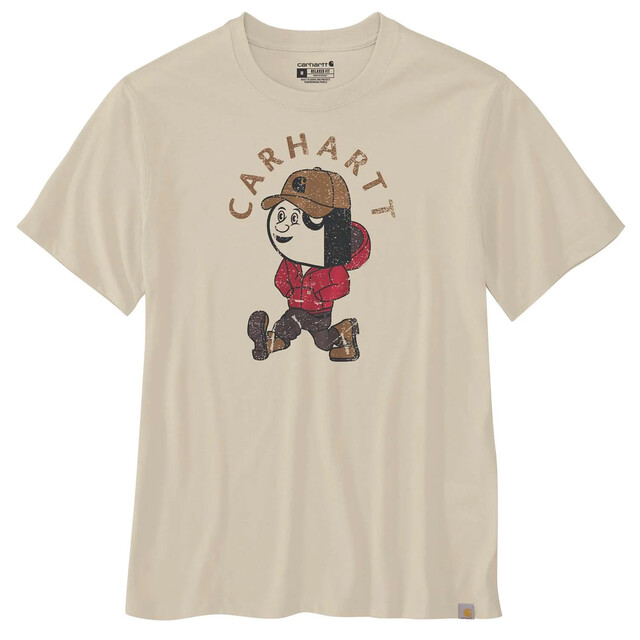 Product image 1 of Carhartt Tk7051 M Rlxdft Actv Jac Grpc Tsrt Oat Milk XL