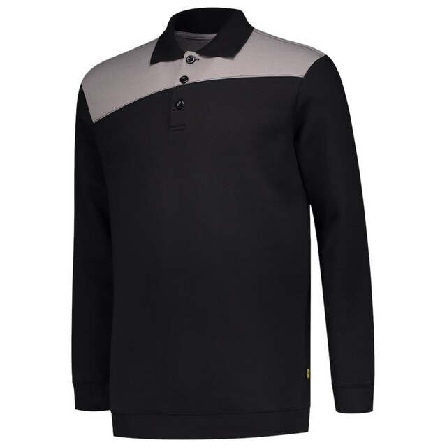 Product image 1 of Tricorp Polosweater Naden Zwart-Grijs Maat 3XL