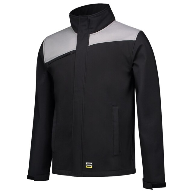 Product image 1 of Tricorp Softshell Jas Naden Zwart/Grijs Maat L