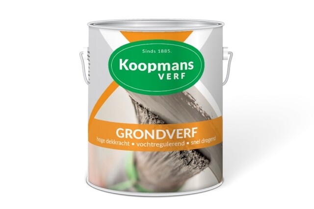 Product image 1 of Koopmans Grondverf - Donkergrijs - 2,5 L