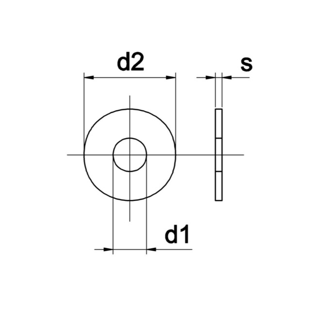 Product image 1 of Carrosseriering Din 9021 Therm.Verzinkt M 16 - 100