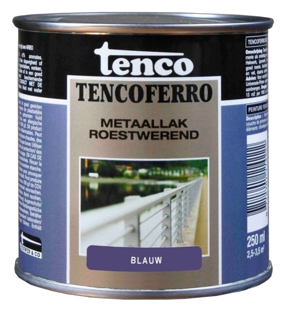 Product image 1 of Tencoferro Dekkend Zijdeglans Blauw 0,25 L.