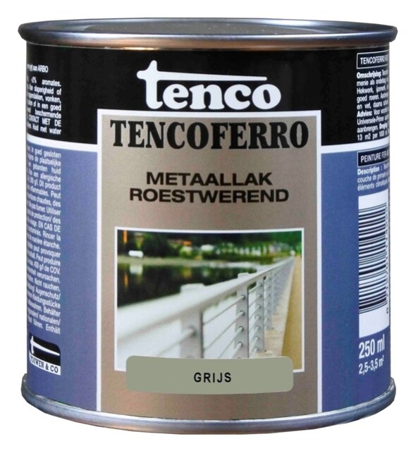 Product image 1 of Tencoferro Dekkend Zijdeglans Grijs 0,75 L.