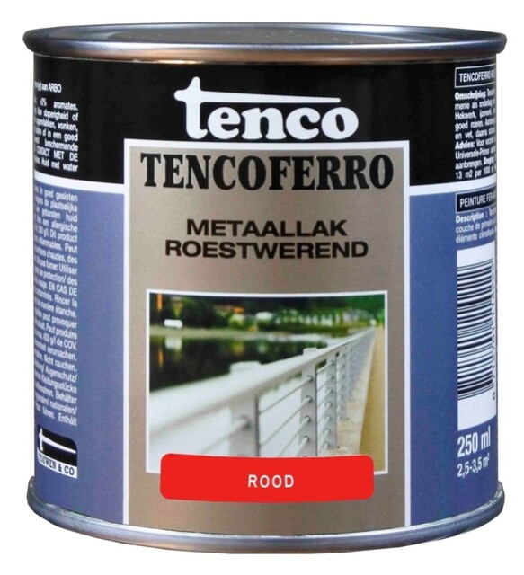 Product image 1 of Tencoferro Dekkend Zijdeglans Rood 0,75 L.