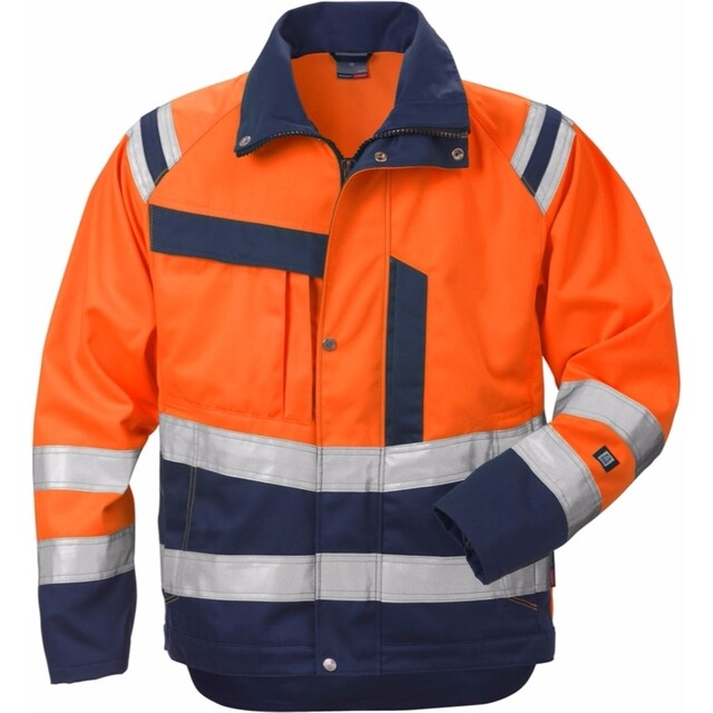 Product image 1 of Fristads Hi-Vis Jack 4026 PLU Oranje/Marine Maat M