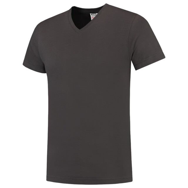 Product image 1 of Tricorp T-Shirt Casual 101005 160gr Slim Fit V-Hals Donkergrijs Maat 4XL