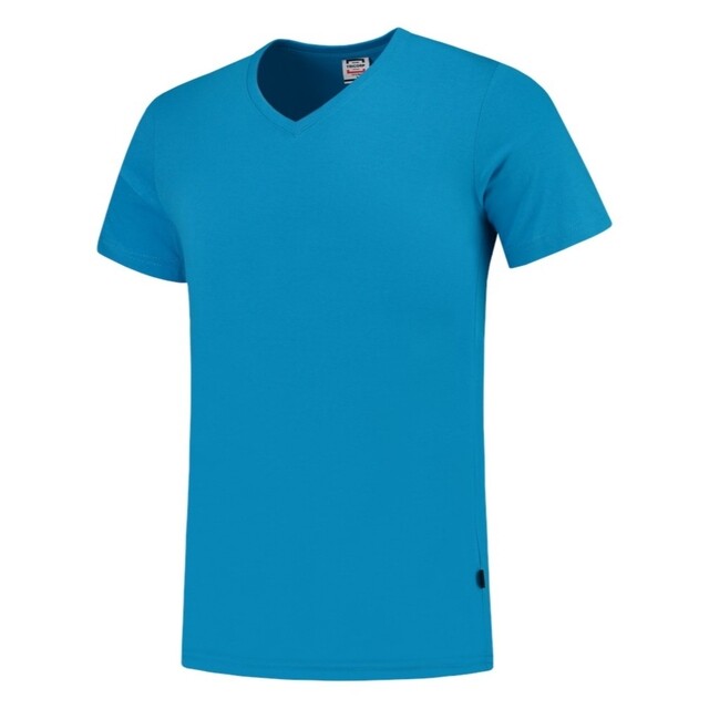 Product image 1 of Tricorp T-Shirt Casual 101005 160gr Slim Fit V-Hals Turquoise Maat 4XL