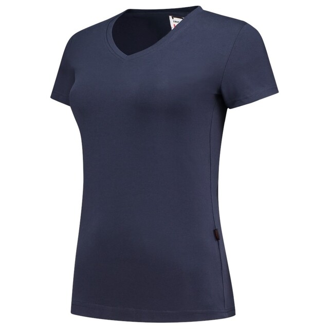 Product image 1 of Tricorp Dames T-Shirt Casual 101008 190gr Slim Fit V-Hals Ink Maat 3XL