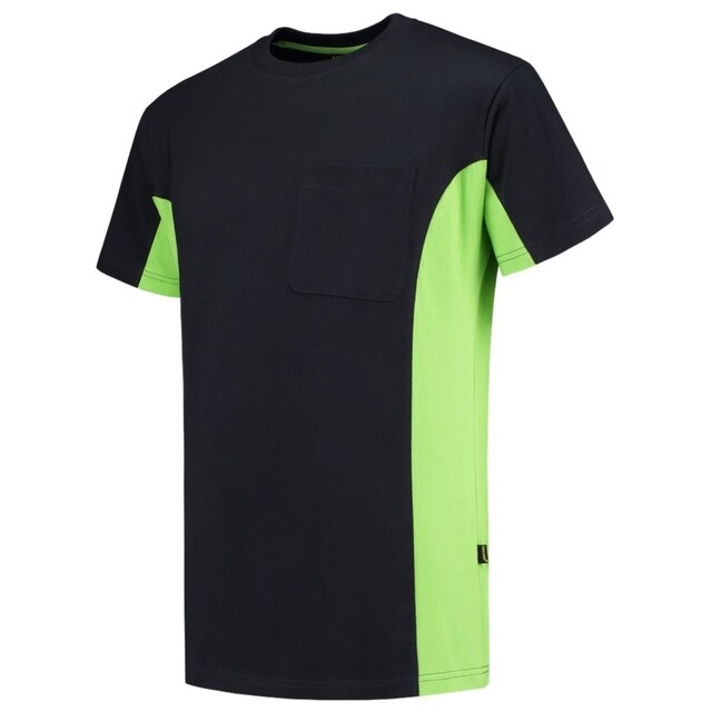 Product image 1 of Tricorp T-Shirt Workwear 102002 190gr Marine/Lime Maat L