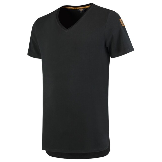 Product image 1 of Tricorp T-Shirt Premium 104003 180gr Slim Fit V-Hals Zwart Maat 3XL