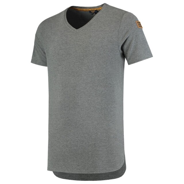 Product image 1 of Tricorp T-Shirt Premium 104003 180gr Slim Fit V-Hals Stonemel Maat XS