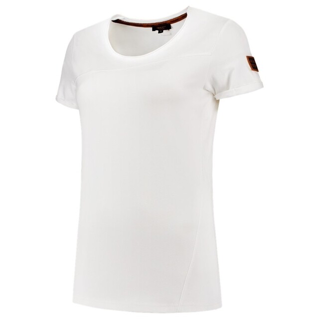 Product image 1 of Tricorp Dames T-Shirt Premium 104005 180gr Slim Fit Brightwhite Maat L