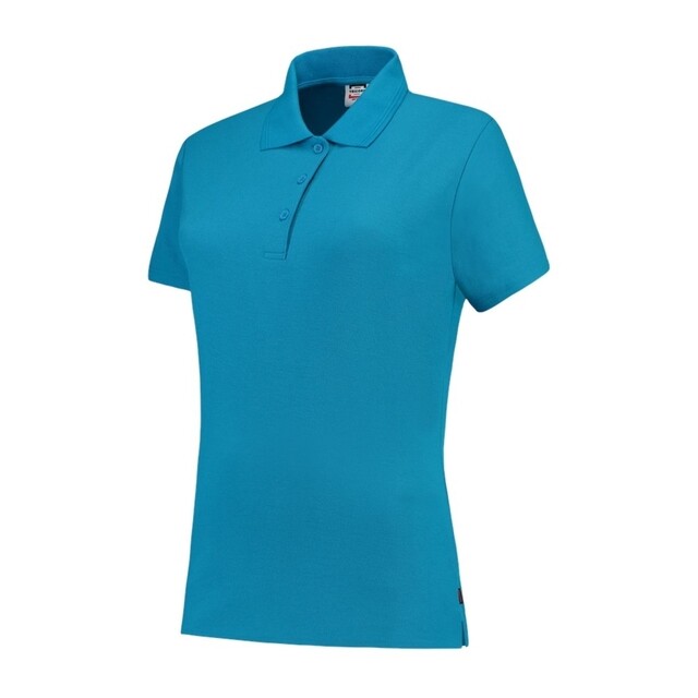 Product image 1 of Tricorp Dames Poloshirt Casual 201006 180gr Slim Fit Turquoise Maat L