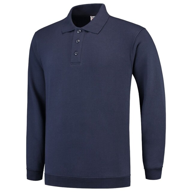 Product image 1 of Tricorp Polosweater Boord Casual Donkerblauw Maat XL