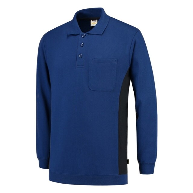 Product image 1 of Tricorp Polosweater Koningsblauw-Marine Maat 2XL