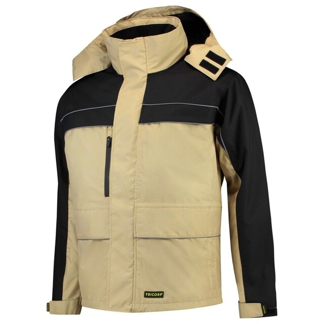 Product image 1 of Tricorp Parka Cordura Khaki/Zwart Maat 3XL