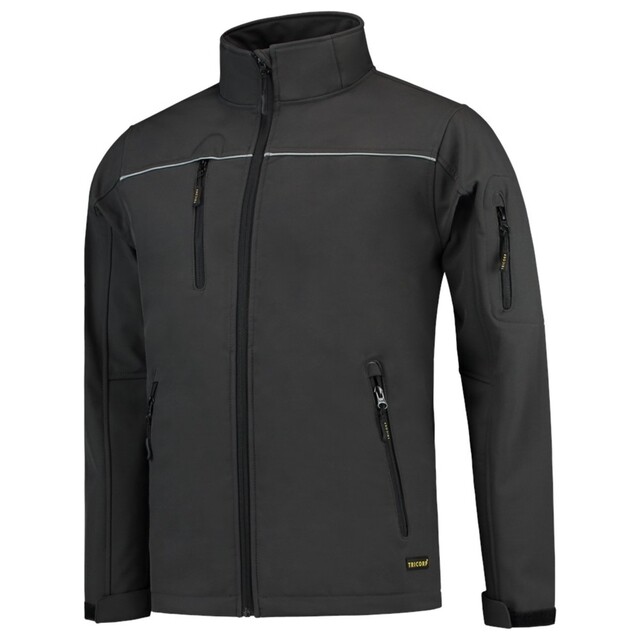 Product image 1 of Tricorp Softshell Jack Donkergrijs Maat XL