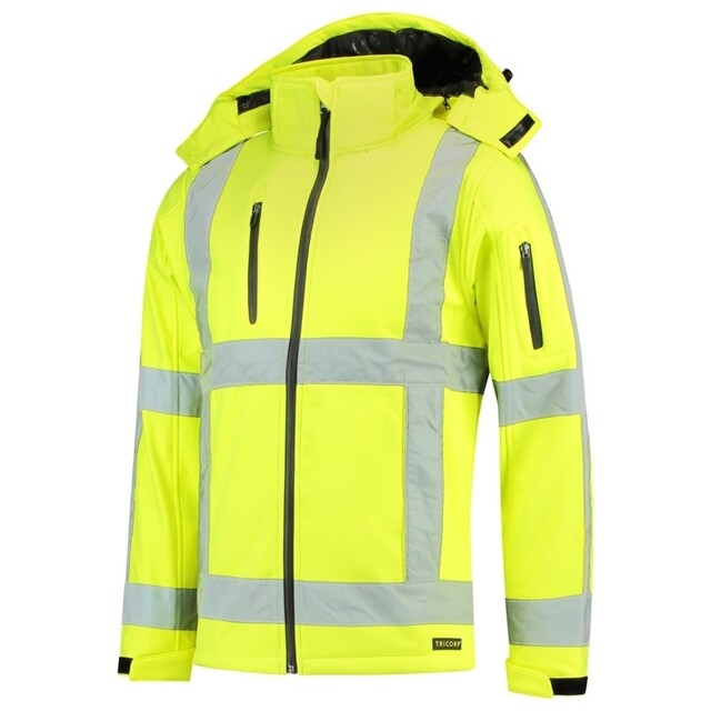 Product image 1 of Tricorp Hi-Vis Softshell Jas RWS 403003 Geel Maat 3XL