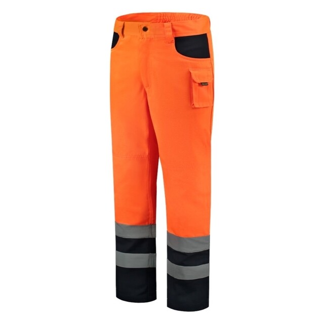 Product image 1 of Tricorp Hi-Vis Werkbroek EN471 Oranje Marine 42