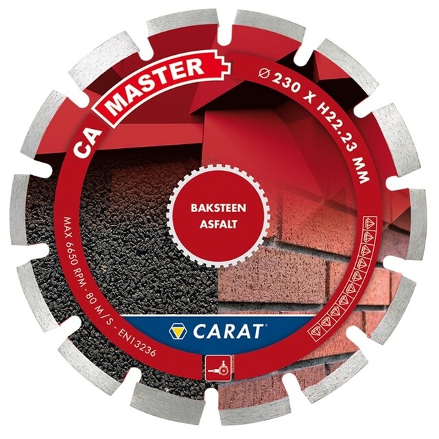 Product image 1 of Carat Diamantzaag Baksteen Ø230x22,23Mm, Ca Master