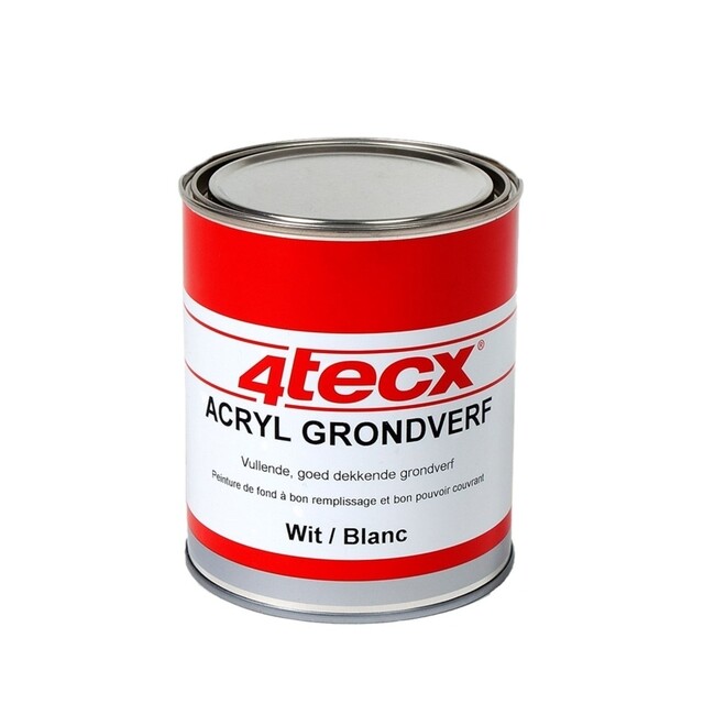 Product image 1 of 4Tecx Acryl Grondverf Wit- 2,5 liter