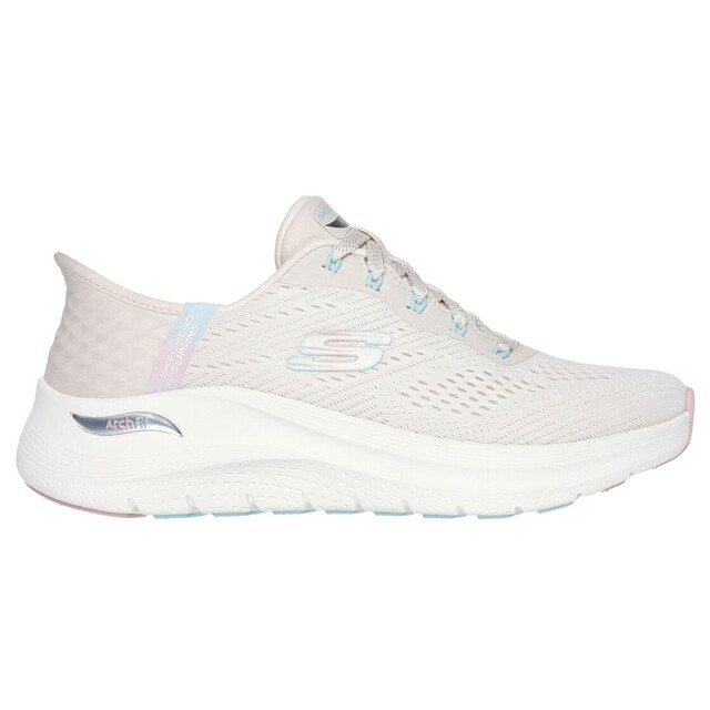 Product image 1 of Skechers Arch Fit 2.0 - Easy Chic Natuurlijk/Roze 38