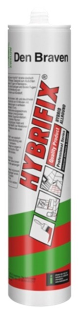 Product image 1 of Den Braven hybrifix zwart 310ml